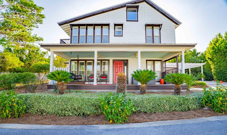 Under contract. Accepting back up offers. This Blue Mountain Beach House is a hidden gem only the locals know how to find. The owners have done EVERYTHING to make this a turnkey rental property ready for an investor or a 2nd home owner. This 5 bedroom 5 full bath home with over 2800 sq ft has a new metal roof, new pool and hot tub, deck, privacy wall and plenty of private parking. The HVAC, hot water heater and appliances were all replaced since 2015. New paint inside and out and new upstairs carpet in 2018. It's been furnished in a perfect Florida Cottage contemporary style decor. From July 16 to Dec 18 the total bookings were $196,185 or $87,193 per year. The location is perfect near all the hotspots of 30A but secluded from traffic and noise.