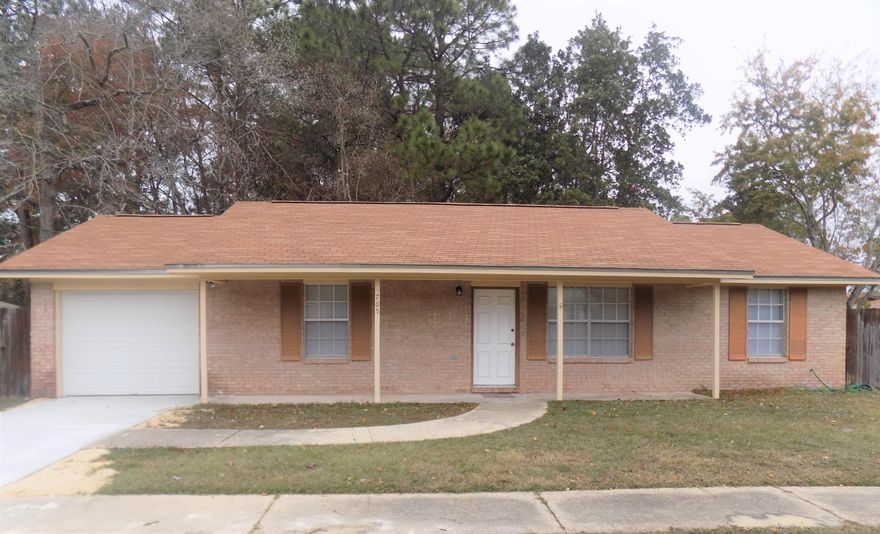 AVAILABLE NOW!! Don't miss this opportunity for a cozy home in a great neighborhood close to schools, shopping and both bases! This home has been completely updated with new appliances,tile,carpet, vanities, and fresh paint. The extra long garage provides for spacious storage of your vehicle along with additional room. Home sits on large corner lot with ample yard space for the entire family and then some! Pets allowed with owner approval and non-refundable $400 pet fee.