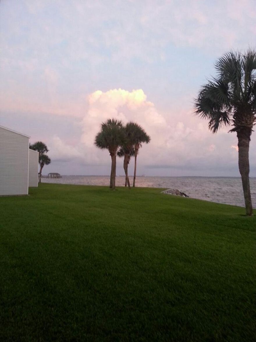 Beautiful waterfront unit! The largest floorplan in Finisterra with 2 bedrooms, 2 bathrooms. Newly painted and ready for a new owner. Call Today!