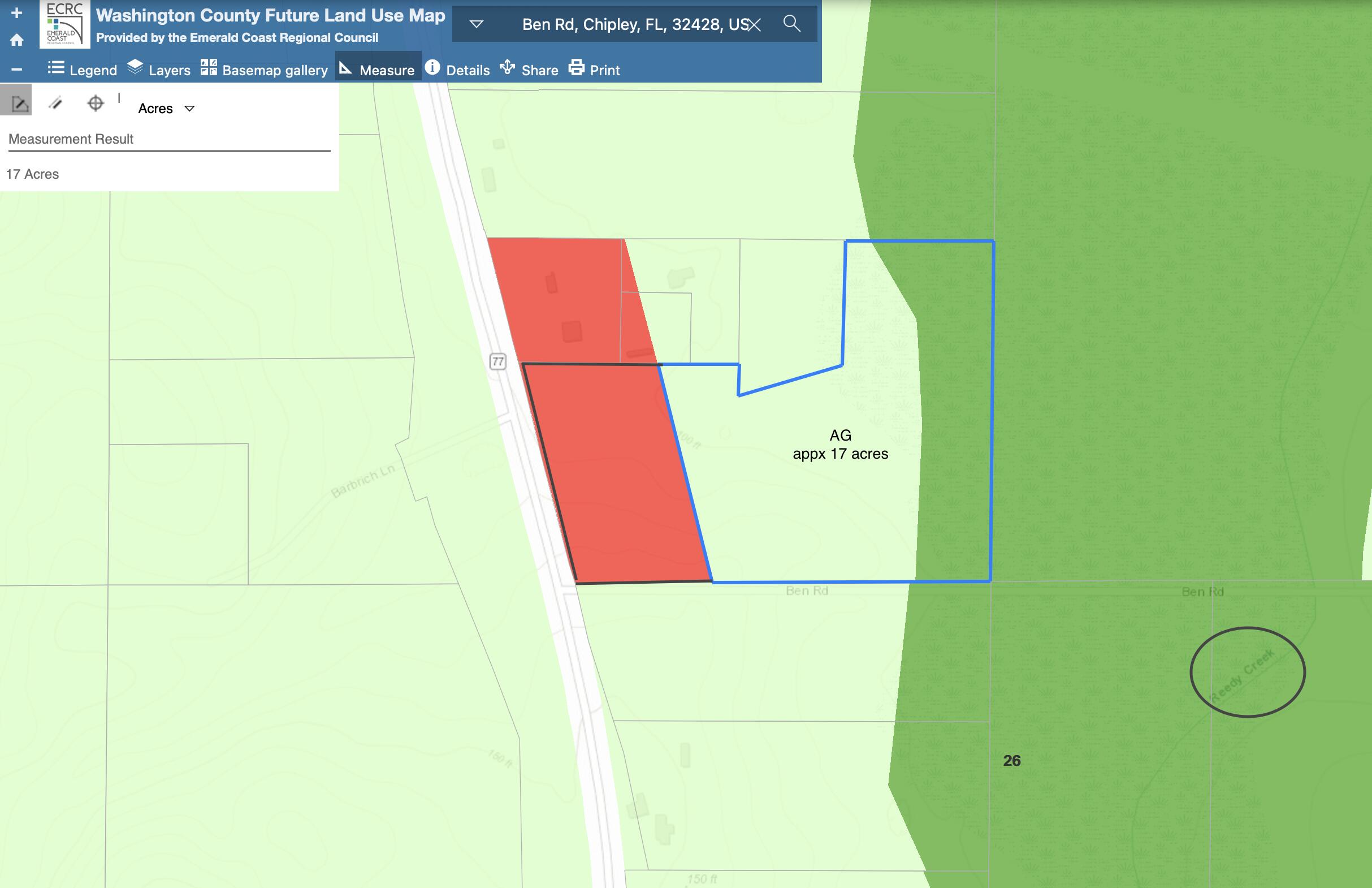 NO RECORDED SUBDIVISION - Land