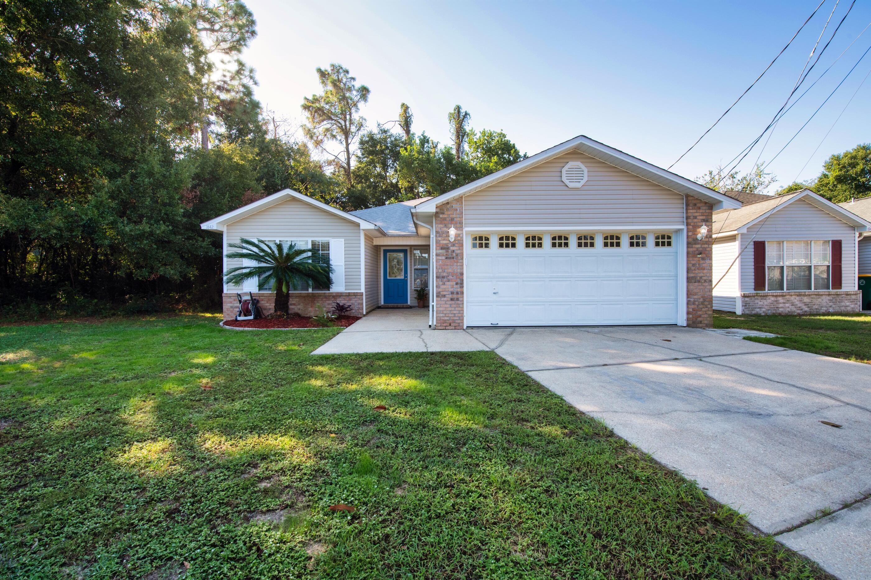 MULTIPLE OFFERS RECEIVED -HIGHEST & BEST DUE BY 5 PM 10/22. Escape to luxury in this beautifully renovated one-story gem located in Fort Walton Beach. Step inside to be greeted by stunning Charleston Oak Gray luxury vinyl plank flooring that is as durable as it is elegant, complemented by a whisper-quiet underlayment for peaceful living. The heart of the home is the dazzling kitchen, featuring custom real wood cabinets, high-end quartz countertops, and stainless steel accents, including a massive one-piece sink and a sleek pull-down kitchen faucet. This space is a chef's dream, perfect for both culinary creativity and casual dining at the included bar stools.The master suite is your private sanctuary, boasting a luxurious bathroom with marble tiles, a walk-in closet,  dual showerheads including a rain shower, and a deep soaking garden for ultimate relaxation. Every detail, from the custom LED lighting to the Delta faucets, has been meticulously selected to ensure a blend of style and functionality.

Outside, enjoy the extended patio with pavers, perfect for outdoor gatherings. The backyard is fenced and features a pet-friendly dog door. Whether you're relaxing by the fireplace or entertaining guests, this home is designed for both comfort and elegance. Schedule your private tour todaythis home won't last long!


