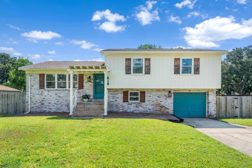 Step inside this move in ready RENOVATED 4-bedroom, 3-bathroom home in the heart of West Destin. Thoughtfully designed offering both space and style for the discerning homeowner. The open concept living room seamlessly flows into the chef's kitchen, creating an ideal space for everyday living and entertaining guests with quick access to deck for grilling. The kitchen is a cook's dream, featuring quartz countertops, new cabinets, top-of-the-line stainless steel appliances, and a sizable island perfect to use as a breakfast bar. Just a few steps up to the primary suite and two additional guest rooms - all with fresh new tile and fixtures. Renovations include: New LVP flooring, fresh paint, fixtures, doors/window casings/baseboards, plumbing, wiring and New HVAC inside and outside including ducts. Effective year built is 1995.  Additional living space, bedroom and bathroom downstairs, with access to laundry and a mini split to really keep life comfortable -use as a one car garage or workshop! Backyard and storage shed access is a Florida breeze either through the double gates or garage. The gates provide access to store your boat TOO! This location just can't be beat! Half mile to Joe's Bayou, about a mile to parks/playgrounds and just over a mile from Harbor Walk Village, this home provides the perfect balance between suburban tranquility and easy access to the vibrant amenities of Destin. 