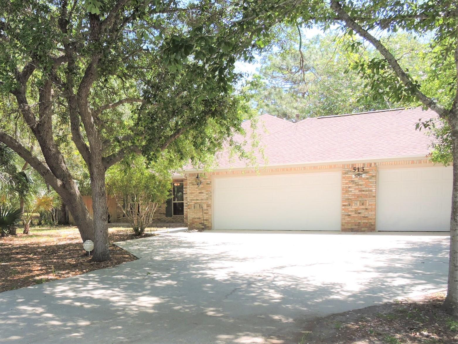 NEW, NEW, NEW! You will love this recently updated all brick home. Centrally located in Fort Walton Beach, this 3 bedroom/2.5 bath home with 4-car garage sits on more than a third of an acre. This home is ready for you to walk into and live. Designer upgrades include luxury vinyl flooring, painted throughout, fully equipped kitchen with new stainless-steel appliances and granite counters. This ideal split floor plan includes a master bedroom with trayed ceiling, ensuite and walk-in closet. Do you need space for wood working, a home gym, or other projects? You have space here with the 4-car garage that includes sink & cabinetry. Additional features include: 1-year home warranty, no HOA, roof 2018 & water heater 2018. THE SALE INCLUDES THE ADJACENT LOT.