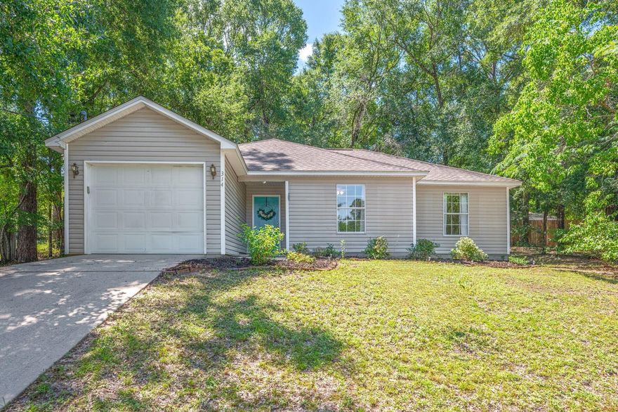 Welcome to Lakeview Drive ! This beautifully maintained , move-in-ready 3- bedroom , 2- bath home is located on the North side of Crestview, with easy access to local military bases, schools, and shopping. A brand-new dishwasher will be installed on 6/27/25. Inside, you'll find LVP flooring, vaulted ceilings, updated light fixtures in the kitchen and entryway, and new cabinet hardware throughout. The roof and HVAC were both upgraded in 2016, and the home also features a single-car garage w/ washer and dryer to convey in AS-IS condition.  Whether you're a first-time home buyer or searching for a solid investment property , this home checks all the boxes. Don't miss out-schedule your tour today or bring your favorite Realtor!