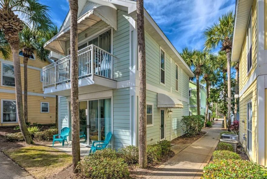 Rarely on the Market and extremely sought after Nantucket Cottages Rental Home just steps from the Gulf/Beach. This unique ''Rental Machine'' Beach Cottage with Pool Views consists of two Separate Lock-Out Units, both Units have a King Bedroom with Bunk Beds in Hall Way, Full Bathroom, Dining Area, Living Room and Separate Entry along with a Balcony on each Floor. Each Unit will Sleep 6 (total of 12).  Recent upgrades include new Furnishings, Kitchen Cabinets, Bunk Beds refaced, both Bathroom Showers, Toilets & Vanities, Wood Flooring on Stairs, Granite Counters, Backsplash and HVAC work completed. TV Cable/Internet and Trash paid by HOA. Delivered ''Fully Furnished and Rental Ready''. Perfect time to start receiving Rental Income immediately. 2022 Gross Rental Income was $90,804!!!
