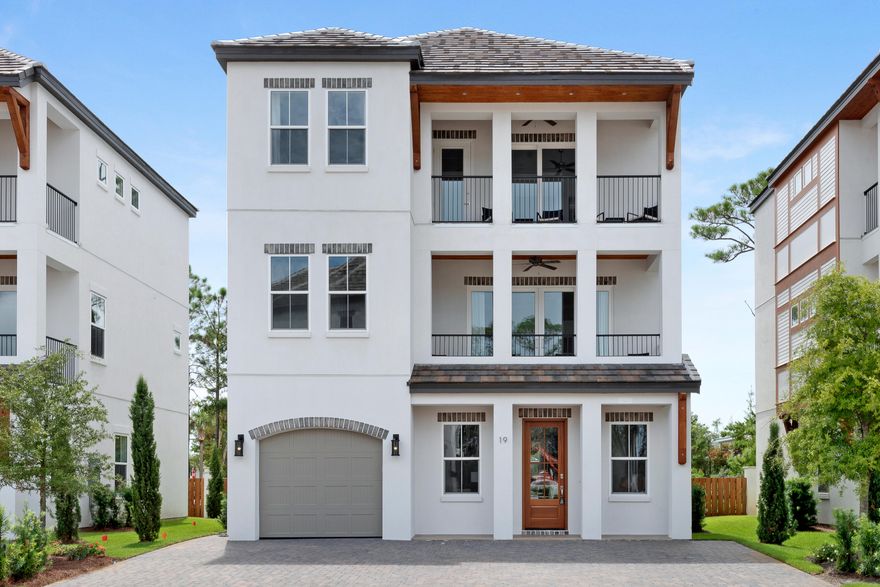 Stunning 5 bedroom, 6 bathroom beach house in The Retreat at Miramar Beach with excellent rental income history just hit the market! Open concept and luxury feel throughout.  Living room has crown molding, beautiful hardwood on the ceiling, recessed lighting, hardwood and plenty of natural light from double pane windows. The kitchen features all stainless appliances, 42 inch cabinets, a breakfast bar/island, generous sized pantry & granite countertops. Upstairs, the second floor has an additional living room,three bunk beds and a balcony. Third floor you'll find an additional bedroom & bathroom, primary bedroom with bathroom that has an oversized shower and its own balcony.   Rental income '$112,798 in 2020. $167,166 in 2021. $163,875 in 2022.