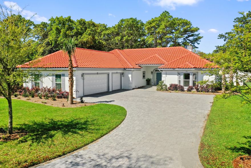 FULLY UPDATED 3 bed, 3 bath home with Pool located along the Oak Tree lined streets of Baytowne in the Sandestin Golf & Beach Resort. Updates include a new roof (2022), hurricane-rated windows, doors, and garage doors (2023), HVAC systems (2023 & 2024), upgraded attic insulation, full exterior stucco resealing and freshly painted (2023), Interior updates include custom kitchen cabinetry topped with quartz countertops and butlers pantry. Luxury Vinyl flooring installed in most livinga areas. Primary Bedroom has beautifully updated bathroom, 3 closets, & Wifi smart lighting, Exterior upgrades include expanded paver driveway, updated fencing, landscaping & Outdoor Summer Kitchen WiFi-enabled irrigation and lighting, resurfaced pool deck, new saltwater pool system, and sand filteration system