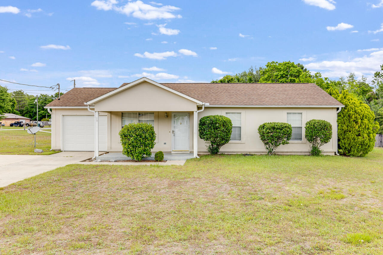 This affordable home is centrally located with convenient access to the interstate and shopping. It's on a large corner lot on a cul-de-sac in a small subdivision. The home has a eat-in kitchen, 3 bedrooms, 2 baths, attached garage, fireplace, and a yard building for storage. No HOA.