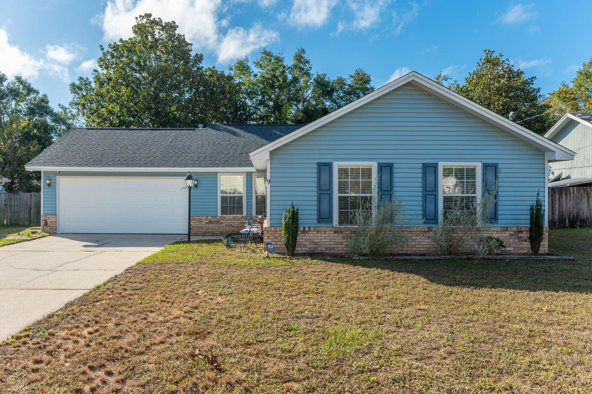 3 Bedroom 2 bath home located in central Crestview with a 2021 Roof, 2022 HVAC, and Water Heater 2021, 2024 garage door. Easy commute to the local bases, beaches and shopping centers. Fenced in flat backyard ideal for kids and family dog to play in. There is a enclosed patio perfect for enjoying your morning coffee. Schedule your showing today!