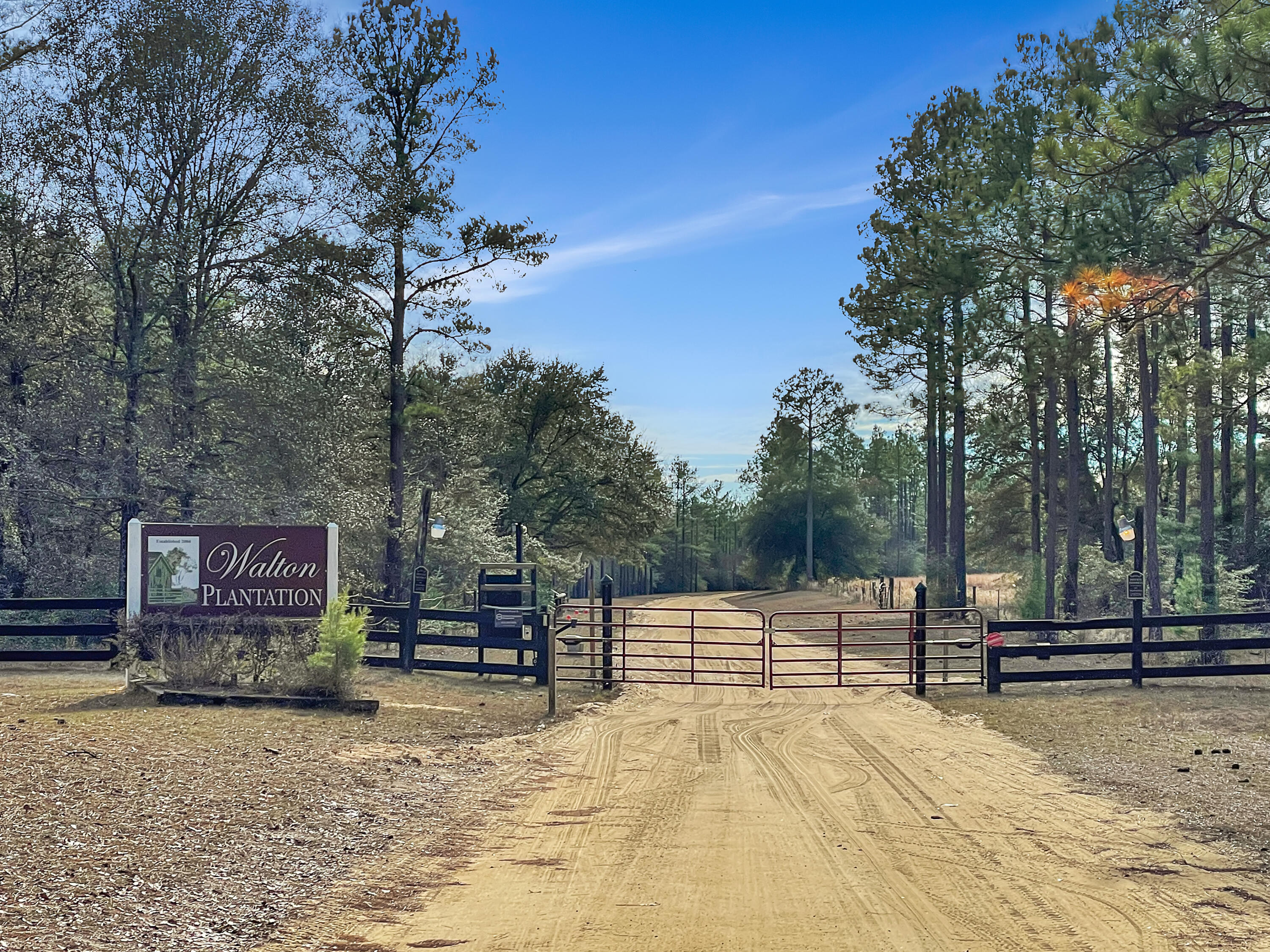 Escape to the quiet & serenity Walton Plantation offers and enjoy your own piece of paradise in a gated community. In addition to your lot, each property owner has access to approx. 4,000 acres to hunt, ride trails, shoot, fish the community pond, and more. Schedule your showing today!Electric access at the road