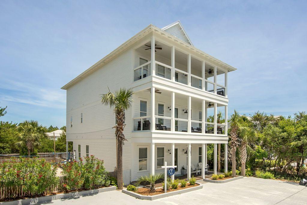 Attention all investors, this turnkey is a rental machine with HUGE rental income for 2021 on the books. Home is located in the heart of Seagrove Beach with views of the Gulf of Mexico and only 600ft to the white sandy beaches of 30a. With 10 bedrooms and multiple entertaining areas this home sleeps a total of 26 guests and has been perfectly marketed towards wedding parties and family reunions. Just a few of the highlights include pool, volleyball court, shuffleboard, arcade games, and a movie room. With Seaside, FL only 1 mile away there is always plenty to do outside of rest and relaxation. New pool heater and washer and dryer.