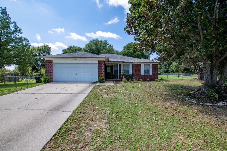 Lovely, move in ready, all brick home close to shopping, dining, recreation and Whiting Field. Fully fenced back yard with fruit trees and oak trees for shade. Large 12X17 patio, perfect for entertaining guests at a summer cookout, as well as two large sheds.As you walk into the home you are greeted by the oversized family room with two alcoves and a fireplace. Tile floors throughout. Fully painted with Zero VOC Sherwin Williams paint. The Master suite is spacious and welcoming. In the Master bath you will find a tub and shower separate, double sink vanity as well as two walk-in closets. Updates to the kitchen include: Whirlpool side by side refrigerator, Samsung Range, Kraus deep granite sink, Delta Faucet and GE microwave and MORE. Schedule a tour today!!