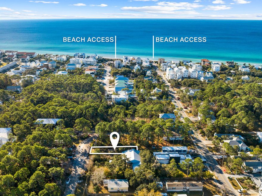 Incredible 0.155 acre opportunity to build in Seagrove, one of 30A's most popular beach communities. This plot offers abundant room to create your perfect coastal retreat, boasting dimensions of 50 feet in width and 135 feet in depth. Flood Zone X (flood insurance not required). Gulf Shore Manor imposes no mandatory homeowners association (HOA), build-out timeframe, or restrictions beyond those specified by Walton County building codes.Gulf Shore Manor includes a deeded beach easement, along with three public beach access points conveniently located within a short distance. A variety of restaurants, shops, and activities are all nearby including the Seaside and WaterColor communities with regularly scheduled events and festivals.
