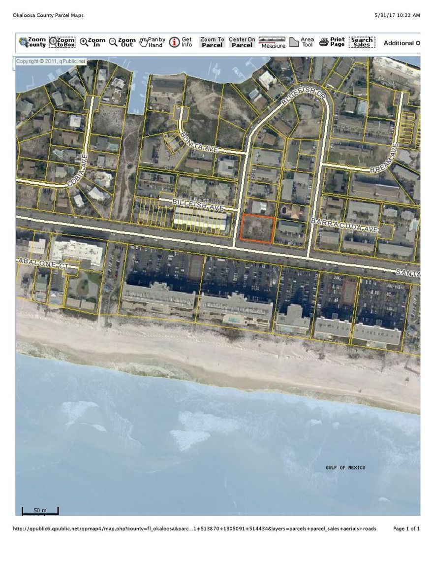 Vacant land - Steps to the Beach!!! Large corner lot bordering Santa Rosa Boulevard and Bluefish Avenue on Okaloosa Island. Zoned for multiple units and located within very close proximity to public beach access!! Ideal development opportunity.