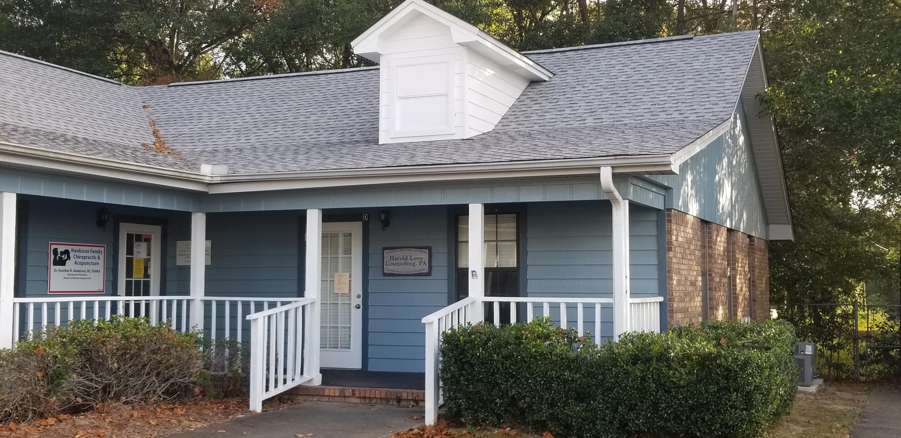 Office space has reception area, 3 offices, coffee bar, and restroom. Office Complex is located across the street from Eglin Federal Credit Union.