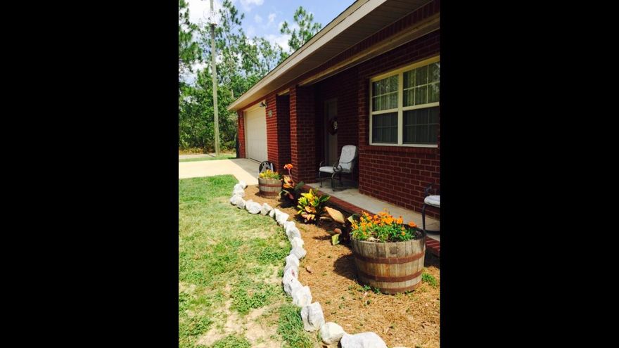 All brick custom built home with dimensional shingles, wood flooring, and many upgrades. A welcoming front porch greats you as you pull in welcoming you into the spacious home. The home has newly upgraded wood flooring throughout and time in the wet areas. As you enter the home you will be greeted by how open and large the living space is with tall ceilings, and flows into the large open kitchen which boasts plenty of counter space, a custom deep sink, and upgraded appliances, breakfast bar. Off the kitchen through 8' tall sliding doors you will find yourself on a very secluded and private side patio. bedrooms have ''walk in closets'' and the others are a good size. Central vacuum system makes cleaning easier. Home security system. Buyer should verify any detail of importance to them.