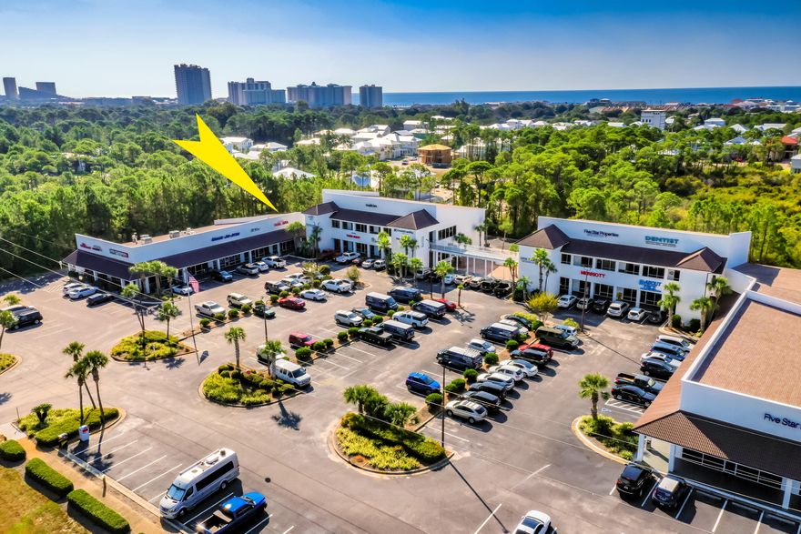 +/-1,500 SF of retail space, formerly operated as a nail salon and located in a centralized area of Destin, Florida, between Destin Commons and Sandestin Golf & Beach Resort, this plaza captures significant visibility from Highway 98 resulting from string traffic counts! Please inquire for further details. Buyer must verify all information and specifications.