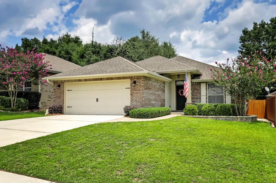 Check out VIRTUAL TOUR before doing anything else! Looking for turn key home in an EXCELLENT location? Then we have the right home for you. Check out this updated brick home that is convenient to shopping, restaurants, and more and is between 90 to the north and I-10 to the south. The kitchen boasts NEW granite countertops and stainless steel appliances. It's an open layout with a split floorplan perfect for entertaining. Out back is a BEAUTIFUL unique custom paver firepit and sitting area completely surrounded by a new privacy fence. Picture yourself snuggling up to a cozy fire with friends and family during a cold winter night. The garage is equipped with built-in shelving and a completely screened in garage door.