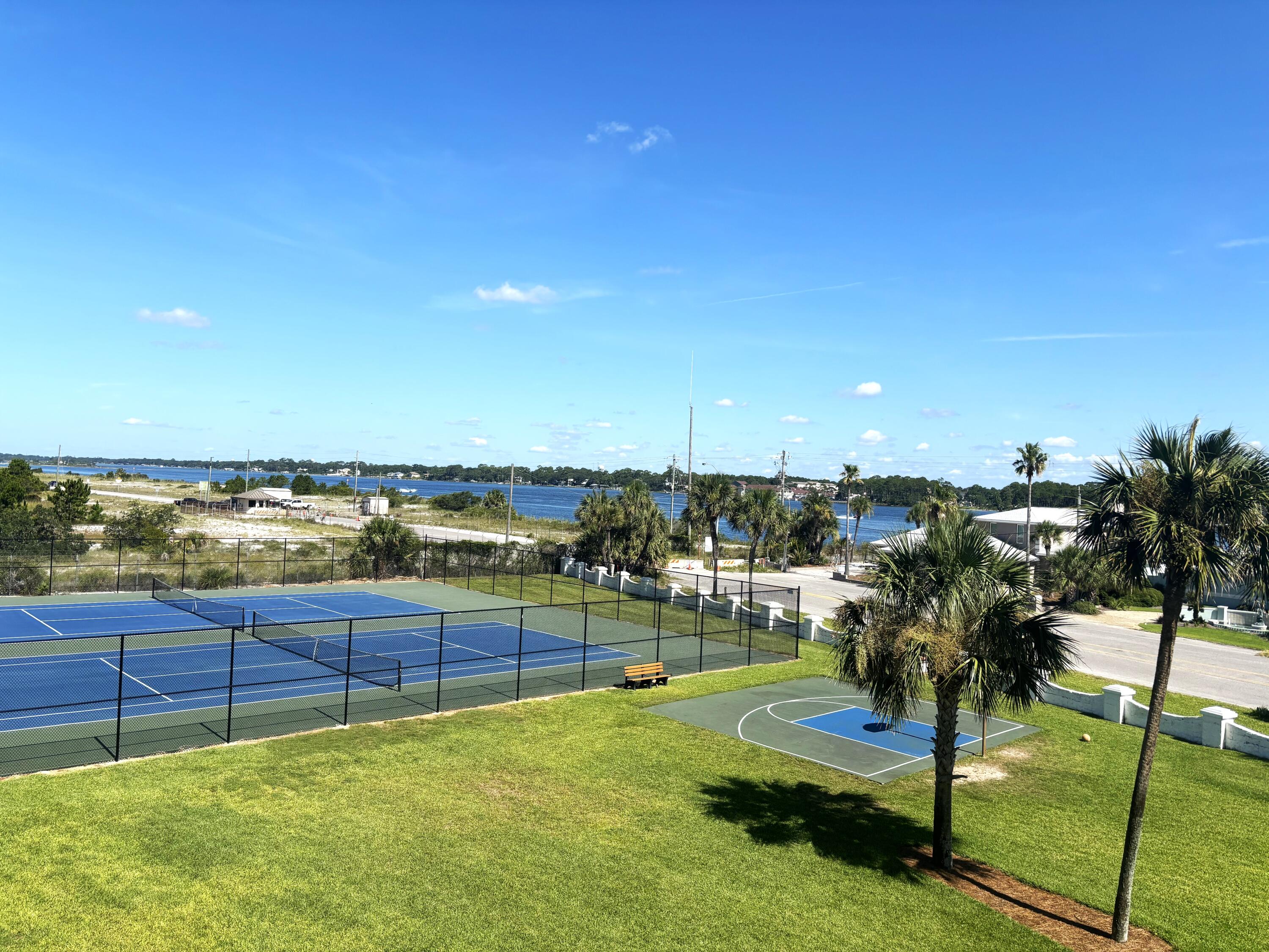This wonderful condo has a lovely view of the Santa Rosa Sound from the spacious balcony. It's the perfect place to make family vacation memories and you can also cash in $$$ on vacation rentals. El Matador has lots of green space and some of the least crowded beaches around. Pools, fitness center, pickle ball, sauna , and many other great amenities. Conveniently located with many fun restaurants and attractions in the area. Building 5 offers calm and relaxation and is next to one of the pools, club house, and fitness center. The condo is unfurnished.