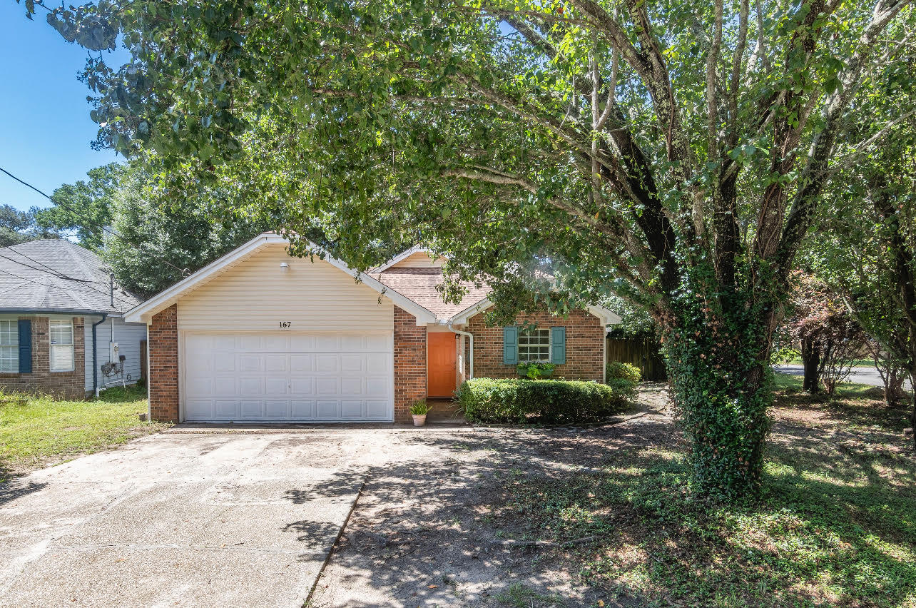 Charming Starter Home in the Heart of Fort Walton Beach. Welcome to your perfect starter home, ideally situated in the heart of Fort Walton Beach! This lovely property offers unparalleled convenience, being just a short drive to both Eglin and Hurlburt Air Force Bases, and only 10 minutes from the stunning emerald coast beaches. Step inside to discover a home adorned with stylish LVP and tile flooring throughout. The spacious bedrooms provide ample space for relaxation, with the sizable master bedroom offering a serene retreat. The kitchen seamlessly opens into the dining area and living room, creating a perfect flow for everyday living and entertaining. One of the standout features of this home is the screened-in tiled patio, where you can unwind and enjoy the tranquil, shaded backyard This peaceful outdoor space is perfect for morning coffee or evening gatherings with friends and family. Don't miss the opportunity to make this charming home your own and enjoy the best of Fort Walton Beach living!