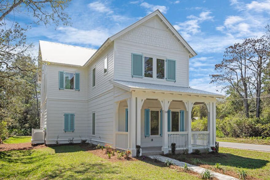Situated in the heart of Point Washington, this thoughtfully designed home in Grayton Bayou offers a perfect blend of elegance and coastal charm. Just a short bike ride to Grayton Beach and a five-minute walk to Choctawhatchee Bay, the location provides easy access to both the Gulf and the bay.Inside, the home features 10-foot ceilings, custom cabinetry, upgraded flooring, and a gas fireplace. The gourmet kitchen is equipped with a commercial-style range, quartz countertops, a custom hood vent, a walk-in pantry, and stainless steel appliances. The spacious floor plan includes an oversized great room, a primary suite, three guest suites, a secondary den, an additional half bath, and a two-car garage. The well-thought through floor-plan offers an over-sized great room, a well-appointed master suite, 3 guest suites,

Designed for both relaxation and entertaining, the outdoor space features a large screened-in porch, a fenced backyard, and room to add a private pool. Community amenities include walking trails and a pool, making it easy to enjoy the natural surroundings. Whether you prefer days by the water or evenings spent outdoors, this home offers the best of coastal living.