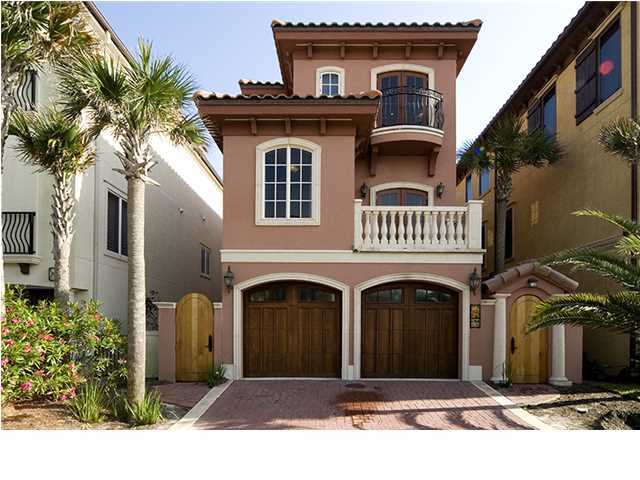 Concrete and Steel Built Gulf-front Home in Exclusive Destiny by the Sea. This affordable gulf front home in Destin's most exclusive gulf front neighborhood will likely be the last sale under $3M in Destiny by the Sea. This family-friendly residence delivers spectacular views of the emerald green waters from its three Gulf-front balconies. Added touches such as poured concrete and steel reinforced construction and crown molding throughout the interior enhance the appeal of this Prescott architect designed home. The 2nd floor grand room features a well-equipped gourmet kitchen with granite counters and breakfast bar, the formal dining area and a welcoming living area with gas fireplace, built-in bookshelves, and doors that open to breathtaking views of the Gulf and sugar-white sands. 3rd floor spacious master bedroom includes a covered balcony as well as a sitting area, both designed to showcase Gulf views. Vaulted, wooden ceilings enhance the light and airy feel of the room. Melt the stresses of any day away in the garden tub or over-sized, custom-tiled shower in the expansive, tropical themed master en suite. A second bedroom with private bath complete the 3rd floor. The ground floor main entrance showcases the dramatically winding staircase. This floor also features a large guest room with two sets of arched French doors that open to an extended balcony and allow for great natural light and full views of the Gulf's sparkling waters and a full bath. The home's extras include a private elevator, first and third floor laundries and electronically retractable hurricane shutters. Destiny By The Sea is a guard gated community of 120 private homes. Community features include a fabulous pool area, hot tub, workout facility and entertainment area. Beach access is private and includes a beach concierge service with rental chairs and umbrellas. Call today to schedule an appointment to view this beautiful home. This vacation rental home produced rental income of $210,000 in 2013.