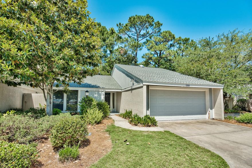 Great price, desirable location, and tasteful upgrades make this coastal home in Sandestin a must see! A perfect primary residence, 2nd home, or rental property; recent upgrades include new kitchen countertops, stainless steel appliances, hardwood floors, tray ceilings, new roof and hot water heater. The open floor plan is filled with an abundance of natural light as glass doors complete the transition to outdoor living featuring a screen porch and private courtyard. A short golf cart ride to the beach and the activities at The Village of Baytowne Wharf and Grand Boulevard, this is your opportunity to enjoy the world class amenities and lifestyle only available in the Sandestin Resort.