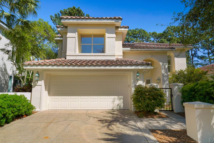 BRAND NEW ROOF JUST INSTALLED! Welcome to your slice of paradise overlooking the picturesque Baytowne Golf Course in Sandestin Golf and Beach Resort! This home sits on the 5th Fairway, tucked into the peaceful Legend Creek neighborhood of Sandestin. With 3 bedrooms, 3.5 baths, and a spacious 2-car garage, it's perfect for those who value both luxury and tranquility. The two-story home boasts an inviting open floor plan, accentuated by lofty ceilings reaching 20+ feet high, and generous living space flooded with abundant natural light. The primary suite is conveniently situated on the ground level, offering easy access to an expansive screened lanai showcasing the stunning lake and golf course views. An additional private side patio offers an ideal spot to soak up the sunshine on our glorious Florida days. Short-term rentals are not allowed in Legend Creek, ensuring a peaceful and exclusive atmosphere. From bayfront strolls to tennis matches and gym sessions, every amenity you crave is within walking or golf-carting distance. Sandestin Golf and Beach Resort features abundant amenities including 5-Star golf courses, tennis and pickleball, biking and hiking trials, a 210 slip full-service marina, and the exciting Baytowne Wharf for restaurants, activities, and shopping. The ever-growing Grand Boulevard Town Center featuring Emeril's and other great restaurants, as well as retail shopping, Starbucks, a movie theater, and Publix Grocery is a short golf-cart ride away.