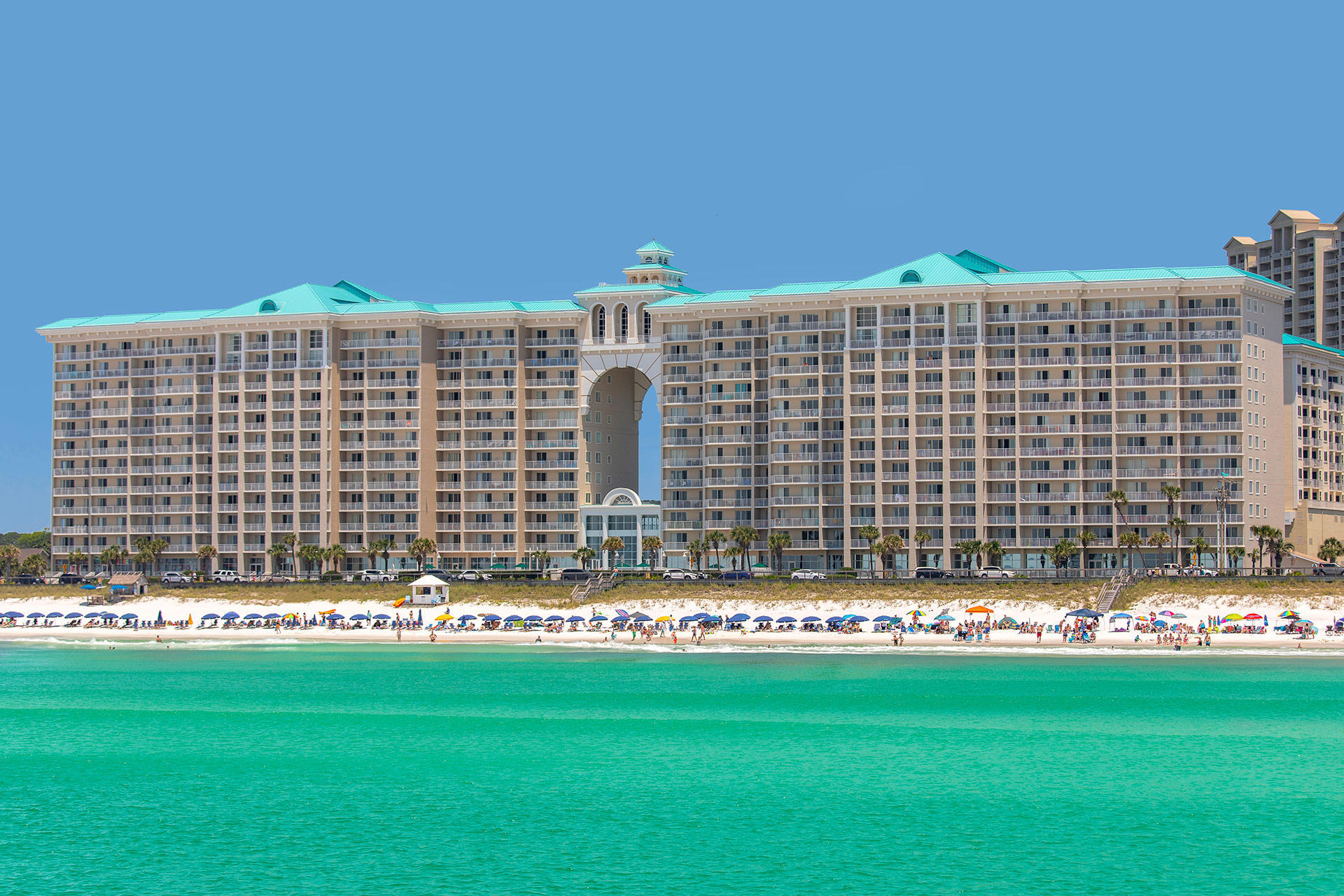 SPECTACULAR CONDO***DIRECT GULF VIEWS*** GATED COMMUNITY ***2000 FT OF BEACH***ALL NEW APPLIANCES*** BEAUTIFULLY FURNISHED ***RENTAL MACHINE***RARELY DO THESE COVETED 2 BEDROOM 2 BATH SPACIOUS OPEN FLOOR PLAN GULFVIEW UNITS STAY ON THE MARKET FOR MORE THAN A FEW DAYS. This 2 bedroom/2 bath has a stunning, panoramic, unobstructed view of the beach and Gulf of Mexico. DIRECT GULF VIEWS from the living room and kitchen and is perfectly positioned on the 6th floor of Majestic Sun of Seascape Resort. This condo offers you everything you need to be able to relax and enjoy living in Florida. It is very well decorated with close attention to detail. Nothing has been left out. Other features NEW SS DISHWASHER WITH NEW SS RANGE, MICROWAVE, AND REFRIGERATOR ON ORDER