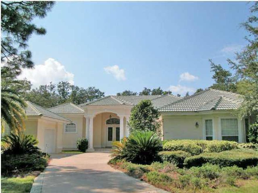 OFFERING AN UPSCALE EXECUTIVE HOME IN THE GATED COMMUNITY OF KELLY PLANTATION. HOME OFFERS A NICE OPEN FLOOR PLAN.LARGE WET-BAR OFF OF LIVING ROOM, 9' TRIPLE SLIDING GLASS DOORS IN LIVING ROOM.LARGE KITCHEN WITH CUSTOM CABINETS INCLUDING A ROLL-TOP DESK, AN ANGLED 2-TIER BREAKFAST BAR, SOLID SURFACE COUNTER TOPS AND GRANITE TILE BACK-SPLASH.A LARGE COVERED LANAI AT THE REAR OF THE HOME CONNECTS TO A LARGE SCREENED IN POOL AREA. A SEA WALL ALONG THE SHORELINE.270 FOOT BOAT DOCK WITH BOAT SLIP AND A CAT WALK LEADING TO A SUN DECK. ALSO INCLUDED IS A LARGE TWO CAR GARAGE AND AN ADDITIONAL DETACHED ONE CAR GARAGE.