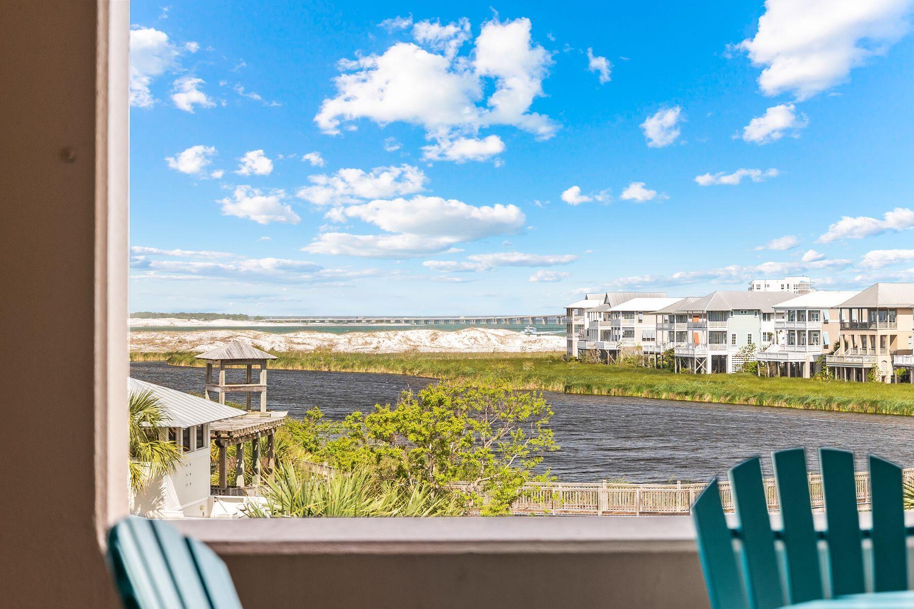 With only five-star reviews from renters on VRBO and over $52,000 in bookings for 2024 so far, this remodeled condo boasts the largest one-bedroom floor plan in Jetty East and has superb waterfront views. Enjoy dining and relaxing on the 18 x 9 balcony, which is furnished with a newer polywood dining set. It's the perfect place to watch boats coming and going through Destin's East Pass while relaxing with a cool drink. At the end of the day, the balcony delivers stunning sunset vistas and a grandstand view of the seasonal fireworks displays. Ceramic tile flows throughout the tastefully appointed living area and kitchen. The living room is comfortably furnished with a luxury sleeper sofa to accommodate overnight guests. It has a ComforCOOL mattress on a new sleeper that gets rave reviews. Two armchairs and a 55-inch high-definition smart TV invite you to put your feet up and relax while watching your favorite programs and sports. The open-plan kitchen has a large center island with granite countertops, providing a natural gathering place for socializing over breakfast, snacks and drinks. Upgraded stainless steel appliances include a glass-top range and microwave, paired with ample cabinets. The dining table seats four for dinner with stunning views of the East Pass through the sliding glass door. The master bedroom is a haven of relaxation. It has direct access to the bathroom and a door directly onto the balcony so you never miss a moment of those glorious views. Notable upgrades include a new walk-in tile shower and granite vanity in the bathroom, a Nest thermostat, above-cabinet lighting and a new ceiling fan in the living room. The washer-dryer is tucked neatly out of sight in the bathroom. Excellent onsite amenities include 900 feet of beautiful beachfront, a 2,400 sq.-ft. pool with sun deck, tennis and pickleball courts, a fitness room, kid's activities and shuffleboard. There's covered parking for your vehicle and a beachside pavilion with grills. This fabulous vacation home is a smart buy for investment.