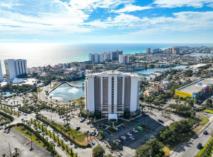 Step into a life of luxury and relaxation at unit 305 in The Terrace at Pelican Beach, where every day feels like a vacation. This 2 bedroom, 2 bathroom condo offers breathtaking views of the Gulf of America and a serene lake, complete with stunning sunsets and occasional fireworks right from your private balcony. Inside, the condo features granite countertops, stainless steel appliances, and LVP flooring throughout, creating a sleek and modern living space.As part of the highly desirable Pelican Beach Resort community, the private deeded beach access is yours to enjoy, providing direct access to the sand and surf. Spend your days lounging by four pools (two heated for winter enjoyment), unwind in three hot tubs, or take advantage of the tennis and pickleball courts for some friendly competition. For moments of relaxation, indulge in the sauna or game room, or treat yourself to a refreshing drink at the Tiki bar on the beach. The property also includes an on site caf?? and electric car charging stations, making it ideal for all lifestyles.

Located in the heart of Destin, you're just across from the Big Kahuna's Water Park and within walking distance to some of the best local dining spots, including The Back Porch, Marina Caf??, and Boshamps Seafood & Oyster House.

Whether you're looking for a vacation retreat, an income generating rental, or a peaceful full time home, this condo offers everything you need to embrace the best of Destin. With rental projections exceeding $45,000 in annual gross income, this property presents a strong investment opportunity.
