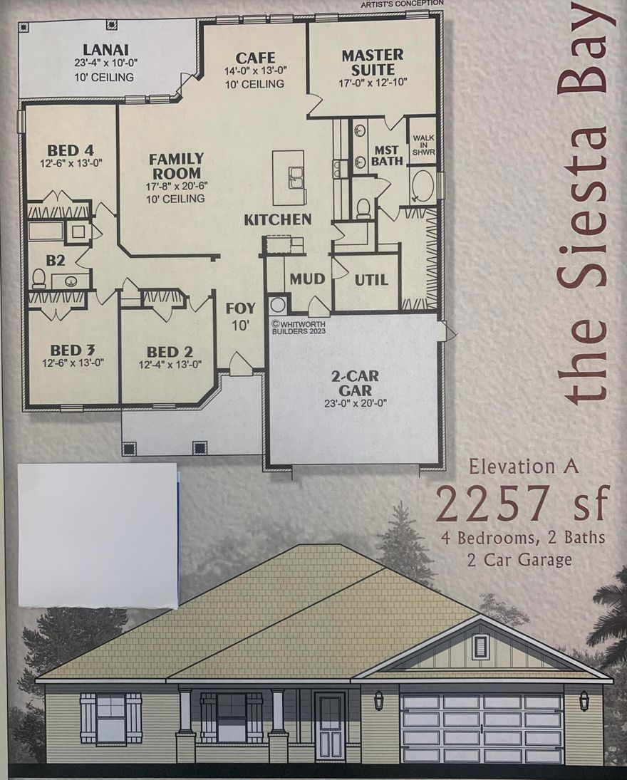 *New Community in East Navarre with Recreation & Dog Park Area  *Anticipated Completion March 2024 * This Brand New Plan in this New Builder Community Features: 4 Bedrooms *2 Full Baths *2 Car Garage* Covered Entry * Luxury Vinyl Plank throughout Except Tile in Master Bath & Carpet in Bedrooms * Owners Suite Features: Builder's Signature Zero Entry All Tile Walk in Shower, Double Vanities, Soaking Tub & Large Walk-in Closet  *Kitchen Features:  Granite Countertops,  Large Island, Shaker Style Smokey Grey Cabinets, Stainless Steel Appliances & Walk in Pantry * Cafe /Dining Area *Covered Rear Lanai * 2x6 Exterior Construction * Builder & Structural ''Maverick'' Home Warranty Included * BUILDER PAYS CLOSING COSTS WITH PREFERRED LENDER * *AGENTS SEE DOCS & AGENT NOTES*