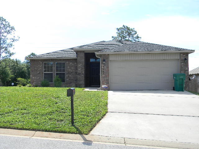 SOUTH OF I-10 & CLOSE TO ALL BASES!! 3br/2b, 1615 SF all brick home on a corner lot!! Open floorplan, with kitchen overlooking the family room as well as dining & sun room! Kitchen features breakfast bar, granite countertops, composite sink, plenty of counter space & cabinets, gooseneck faucet, pantry and stainless steel appliances. Laundry just off the kitchen. Ceramic tile in foyer, kitchen, laundry & baths. Large master bedroom, and master bath with separate shower, garden tub, double vanity and oversized walk-in closet. Enter the sunroom from the master bedroom or the dining area to go the privacy-fenced back yard. THERE IS SO MUCH MORE...CHECK OUT THE PHOTOS & MAKE YOUR APPOINTMENT TODAY. SORRY THIS IS A NO PET-NON-SMOKING HOME!!! Available Oct. 1, 2017.