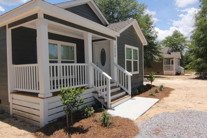 Foxcroft Estates is a new home affordable cottage subdivision near Crestview Florida, The homes feature an integrated front porch, Hardie Board style siding, and a spacious open floor plan. The community is centrally located near the city of Crestview, close to the airport, I-10, and within 40 mins of the beaches. Several Lenders are offering 0 down loans with affordable payments on these homes. Call your agent today to schedule a showing.