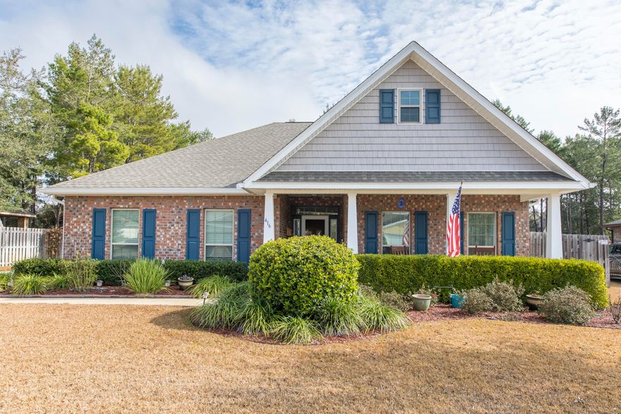 Beautiful brick home with 3 bedrooms, 2 bathrooms, double-side entry garage, shed and large fenced in yard now available in the Gardens neighborhood of Hammock Bay! Meticulously maintained, this home is like new with many landscape additions and updates including gutters & pergola! 9 foot ceilings and a large entryway highlight this home's open floor plan with a perfect little bonus office/sunroom to relax and catch up on the day. Large master bedroom features a walk-in closet with added shelving & luxurious ensuite bath. You'll love spacious kitchen and dining room with granite countertops, tile backsplash, stainless appliances & new Bosch dishwasher! Save on electric with added benefit of custom solar-tube lighting features! Hammock Bay is a wonderful place to call home. Call today!