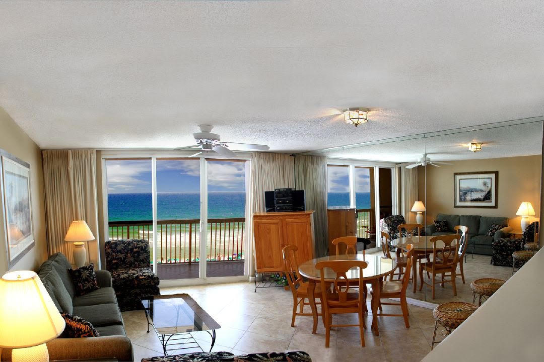 GULF FRONT! Expansive views. Great rental unit on 8th floor, excellent rental history. This condo sleeps 6 with bunks in the hall. Completely furnished and rental ready. Brand New A/C in 2020. Pelican Beach has a heated indoor pool with swim-out lap pool, a big outdoor pool, tot pool, hot tub, tiki bar, deli cafe, game room, fitness room, steam and sauna, Adding new large pool and hot tub for 2020 Summer season! friendly 24/7 front desk, conference center, tennis courts, summertime kids programs and limited garage parking. Pelican Beach is located in the heart of Destin within walking distance to shopping, grocery, restaurants and of course Big Kahunas water park. All dimensions and square footage to be verified by buyer. Property to be sold ''AS IS''