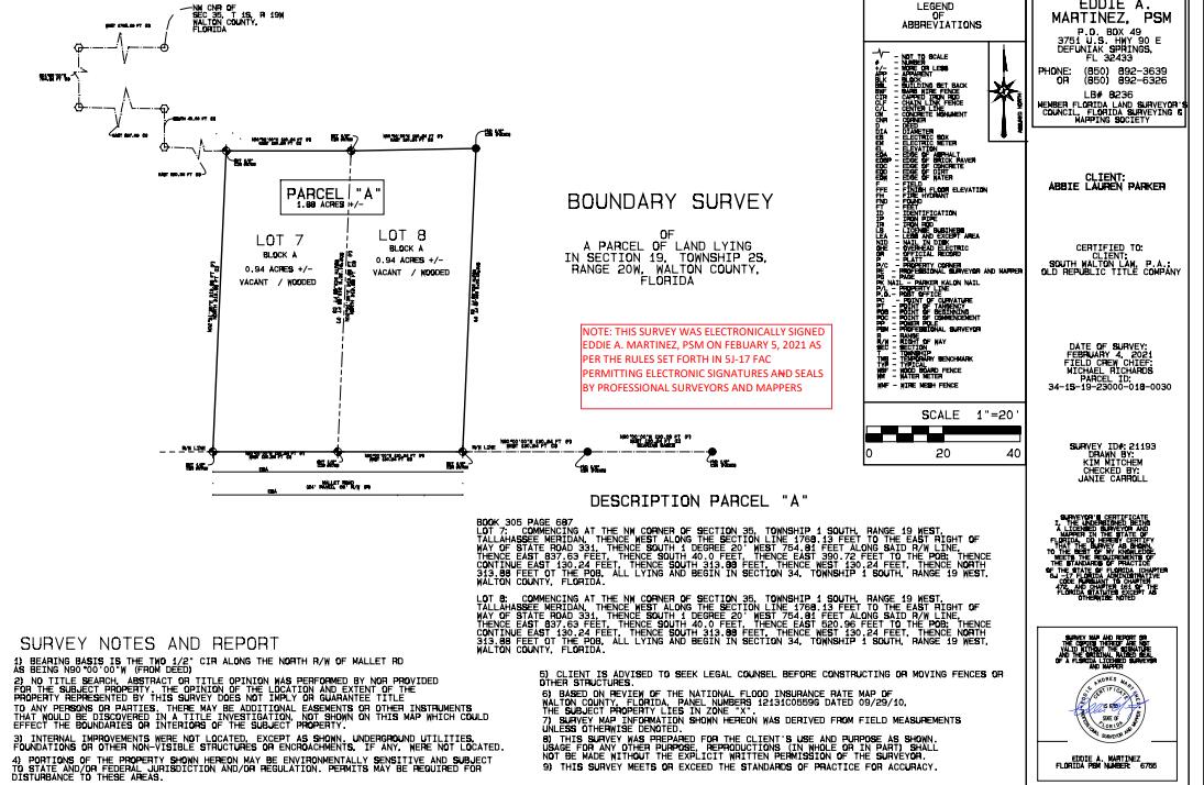 NO RECORDED SUBDIVISION - Land