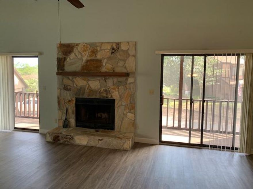 Enjoy the Florida lifestyle in this great waterfront community of Hidden Cove. This 3 bedroom 2 1/2 bath townhome offers a downstairs master suite, wood burning fireplace, all kitchen appliances, large screened in porch and large 2 car garage. The community amenities include a spacious pool, exercise room, rec. room and 2 boat slips that can be rented on a first come first serve basis for an additional $50 per month. Sorry no pets and no smoking. Any person 18 years old or older must complete separate applications. Renter's liability insurance required.