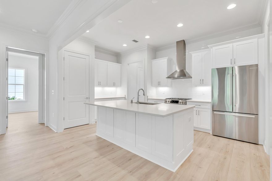 This expanded Brigette plan by Huff Homes is a beautifully designed 4-bedroom, 3.5-bathroom, 2-car garage home offering 2,090 square feet of single-story living.This home seamlessly blends style, comfort, and modern convenience. The open-concept kitchen and living area is thoughtfully appointed with an upgraded Bosch appliance package, including a gas range, vent hood, and microwave drawer. A long kitchen island with additional cabinetry on the back provides ample storage and bar seating, while quartz countertops, luxury vinyl plank flooring, and tiled showers enhance the home's sophisticated aesthetic. Upgraded melamine closet shelving and extra cabinetry in the laundry room offer practical storage solutions throughout. A screened porch with heirloom brick flooring creates the perfect outdoor retreat, while a gas stub just outside the porch makes grilling effortless.

Estimated completion: TBD

The Watersound Origins community offers an unparalleled lifestyle in South Walton with exceptional amenities, notoriously friendly and welcoming atmosphere, zero short-term rentals, and close proximity to all that 30A and Inlet Beach has to offer. Enjoy the zero-entry pool, playground, sports courts, and fitness center at the Village Commons, play a round of golf at the Origins Golf Course, or take a walk along the many miles of walking and biking trails that wind all throughout the neighborhood! The new Watersound Town Center located at the entrance to the community (just a short bike ride away from Longleaf Park!) offers several fantastic dining options (casual and formal), medical services, Starbucks, Publix, a Pavilion that hosts events year round, and more!

*Pricing for inventory homes include lot premiums and may include optional upgrades. Added options/upgrades and pricing are subject to change.