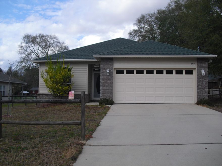 IMMACULATE HOME that is LIKE NEW & is MOVE IN READY! This 3 bedroom, 2 bathroom home sits on approximately .38 acres in central Crestview. Living room & master bedroom have ceiling fans, tray ceiling with crown molding & under-mount lighting. Master bathroom has double vanity and large walk-in closet. The kitchen has oak cabinets, tile floors, eating area and is equipped with range, microwave, dishwasher, refrigerator & pantry. The laundry room includes washer & dryer and has wire shelving, countertops & oak cabinets for additional storage. Tile flooring in the entry, kitchen, bathrooms & laundry room. Carpet in the living room, bedrooms & hallway. Ceiling fans in all bedrooms & living room. The 2 car garage has garage door opener with remotes.