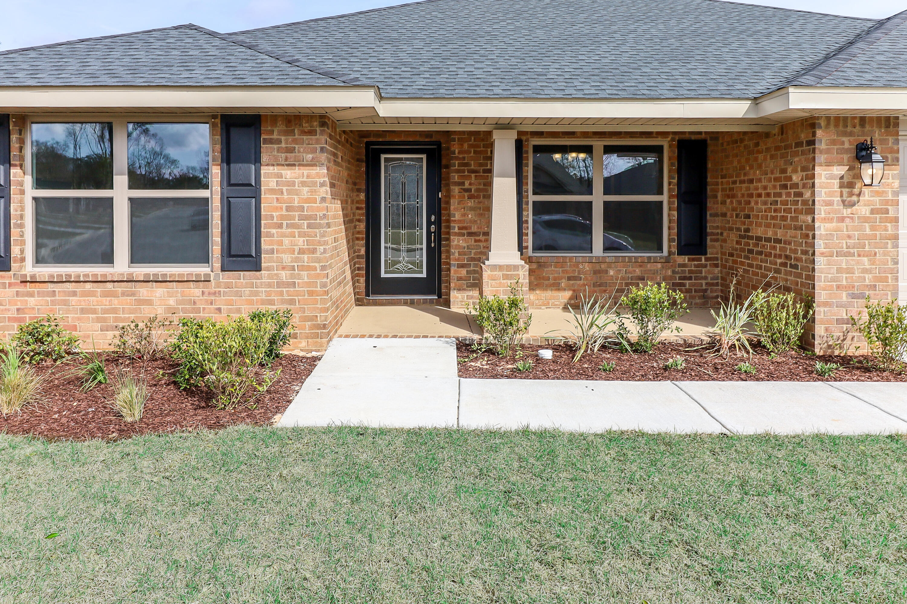 This 2100 sq ft home is being built in our new neighborhood Silvercrest which is located in North Crestview, the location is great. Close to shopping, restaurants and schools. This home offers 4 bedrooms and 2 full bathrooms. It is 4-sided brick, comes fully sodded with landscaping, termite bonds and a sprinkler system! It has a 2-car automatic garage and is being built on a premium corner lot! Some upgrades that are being added to this home include granite countertops in both the kitchen and bathrooms, upgraded LVP flooring with carpet only in the bedrooms, a separate shower and garden tub in the master bathroom and the back porch has been upgraded to a 14' x 16' COVERED porch! Perfect for relaxing all year around.