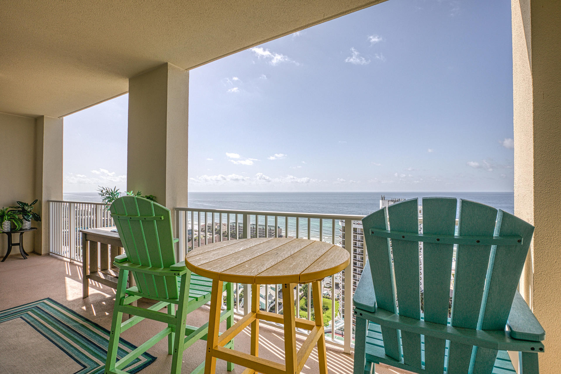 The view from here is stunning! This gorgeous unit features 2 bedrooms, a rare bunk room, an oversized private balcony and is priced to sell! Available to be purchased for 10% down for qualified buyers. This unit is the LARGEST of the 2 bedroom units. Sold Fully Furnished and features a brand new HVAC! One of the top picks along the Emerald Coast. Located just a 2 minute walk from the beach, this resort features multiple outdoor swimming pools, a steamy hot tub, a world famous Golf Course, Fitness center + so much more! Boasting yearly rental projections of $39,000+ makes this a great return on investment. This unit sleeps 8 and is one of the best places for families and vacationing parties. Your mind has been longing for the beach life...and the opportunity has arrived.