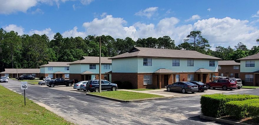 Price Improvement-Riviera Ridge Townhomes enjoys a central Valparaiso location close to Eglin Air Force Base, Northwest Florida State College and various employment, entertainment and dining opportunities. The Property is located just off of John Sims Parkway, the main artery through Valparaiso, leading from Niceville to Eglin AFB in southern Okaloosa County.Riviera Ridge Townhomes contains 84 rental units built in two phases. Initially, Phase I was constructed in 1984 and Phase II was completed in 1986. The complex is comprised of 22 rental buildings, 1 one story maintenance shop and 1 one story office building distributed over 8 acres. The  buildings are wood frame construction, with a brick veneer, in an array of exterior styles.