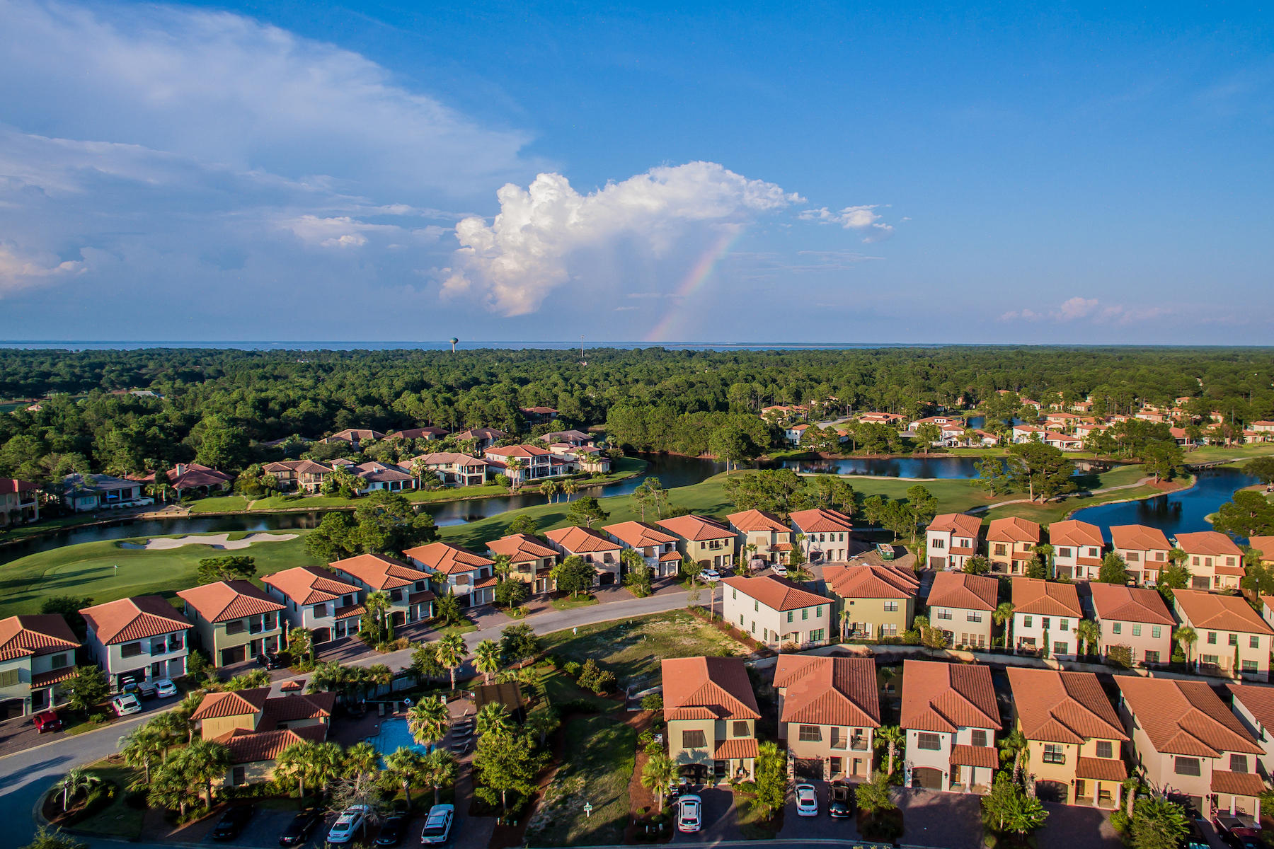 Vacant, interior lot within Villa Lago conveniently located next to the community clubhouse and pool! Villa Lago is a rental capable neighborhood comprised of 2 story Mediterranean style homes wrapped around a lake and nestled between Baytowne golf course. As an introduction to the Sandestin lifestyle, we invite our new owners to explore some of the amenities that make Sandestin special. The listing brokerage and seller(s) are presenting the buyer(s) of this property with a golf foursome at one of our three championship courses, an introductory membership at the unrivaled Burnt Pine Golf Club, one spa service up to $100 in value, and (2) 90-minute rounds of court time at Sandestin Tennis.