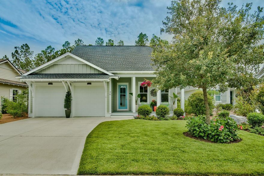 WaterSound Origins offers the beach lifestyle that dreams are made of, and this home offers smart technology and quality craftsmanship which contributes to a very smart and sophisticated lifestyle. This spacious home is less than four years old and features automated lighting, climate, security and sound systems that permit control of the home from anywhere, in addition to music or TV in every room. No expense was spared in the heart of the home with its quartz counters, Bosch Ultra quiet dishwasher, chef quality induction range with double oven, Sub-Zero top of line full size wine cooler, touch-less faucet, showcase refrigerator and reverse osmosis drinking water system, whole house water softner system, and all TV's are 4K Ultra High Definition,