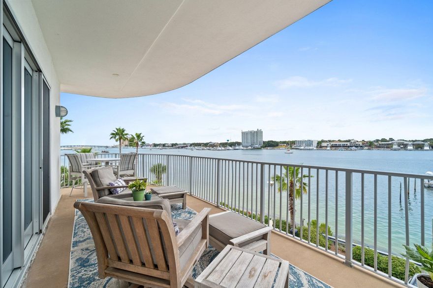 Welcome to the exclusive waterfront residence of Harbor Lights, where luxury meets coastal tranquility. Nestled within a non-rental, gated community on the coveted Destin Harbor, this updated condo epitomizes refined coastal living. The unit features two climate-controlled storage units, giving you ample space to store all your harbor life essentials.Step into a world of breathtaking harbor views from your expansive, water-facing balcony, where the sights of the Destin Harbor become a daily spectacle. Located just moments from the Gulf of Mexico, this condo presents an unbeatable location for beach lovers, boating enthusiasts, and those desiring a serene coastal lifestyle.