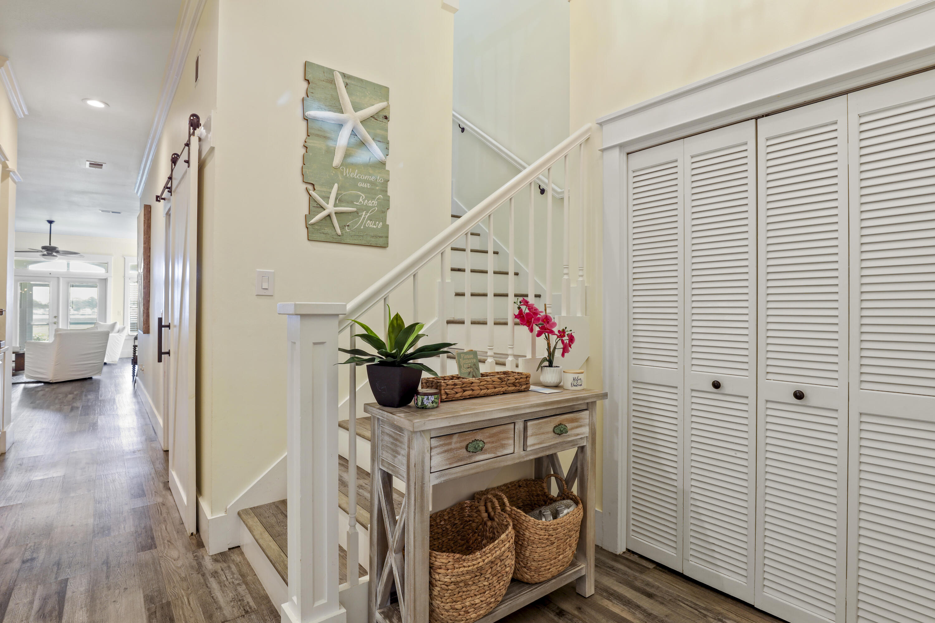 AVAILABLE SEPT - MAY!! Beautifully updated and fully furnished 3 bedroom, 3 bath townhome located in the bayfront community of Grand Harbour within the private gates of Sandestin Golf and Beach Resort. This unit features beautiful wood-look vinyl flooring throughout, soft close cabinets & drawers, stainless steel appliances, and ensuite bathrooms in all 3 bedrooms. You will enjoy the serene views of the Choctawhatchee Bay, Links golf course, and Baytowne Marina from the large balcony off the master suite and the screened-in patio off the living area. Grand Harbour offers a community pool and is just a quick 5 minute drive from The Village of Baytowne Wharf with great restaurants, retail shops, and fun entertainment options. Come relax and enjoy the luxurious resort lifestyle!
