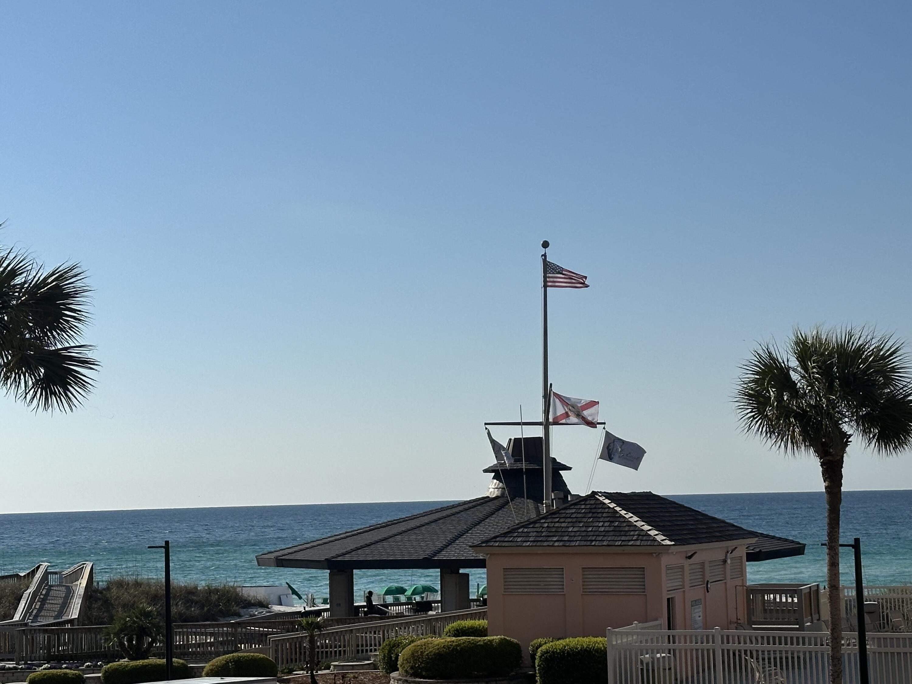 Jetty East is a Gated 6-story midrise with under building parking located on the beautiful sugar sand beach in Destin, Fl. The location is noteworthy due to its position on Holiday Isle (Gulf Shore Drive), which ends at Norriego Point and Destin Harbor. It's great for biking or walking. The jetties of the east pass make a great spot to snorkel or fish from the jetties. Jetty East is one of the few condos to offer covered parking. The required Milestone Study and Structural Reserve Study were completed mid-summer. There was an assessment August 1, 2024, for replacing the building sky lights and the work has been completed. Unit 119B is a 2 bedroom 2 bath unit featuring an open, remodeled floor plan which is elevated offering pool and gulf-views. The laundry area has been relocated to allow has been relocated to allow additional space in the living and kitchen area.  The kitchen features updated granite countertops and backsplash, stainless-steel appliances, and crown molding. Master bath has been updated with a double vanity and walk in shower. It is conveniently located near the elevator or stairs for quick and easy access to the beach or pool. The breathtaking gulf views are visible from the kitchen, the living room and Master Bath. Rental Income 2023 $44,304, 2024 $36465 The unit features EFCO (category4) sliding glass doors and windows paid for by the seller. Approximately $30,000 value. Begin and end each day enjoying spectacular morning views of the Gulf of Mexico. Enjoy evening sunsets and seasonal fireworks from the beach. Great location for shopping, grocery stores (New Publix) and restaurants. Jetty East Amenities: 800 feet of beach, 2400 sq. ft. pool with sun deck, hot tub, beach side pavilion with charcoal grills, tennis courts, pickleball, fitness room, kids' activities, music entertainment, shuffleboard, covered parking, 24-hour security. Spacious owners room with full kitchen for meetings or parties. Financing Note: Jetty is a Non-warrantable/ Condotel. No conventional (government backed Fannie or Freddie) financing. 