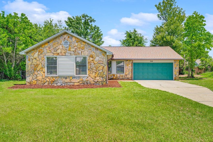 Welcome to 3746 Greentree Circle, a beautifully remodeled 3-bedroom, 2-bathroom home situated at the end of a peaceful cul-de-sac on an expansive 0.41-acre lot. Step inside to discover a thoughtfully updated interior featuring a stunning stone electric fireplace that mirrors the home's charming exterior. The open-concept kitchen and dining area are perfect for entertaining, complete with brand new GE stainless steel appliances, sleek quartz countertops, crisp white cabinetry, and an oversized sink. Throughout the home, you will find all-new luxury vinyl plank flooring, fresh interior paint, new doors, and fully remodeled bathrooms. Both the interior and exterior HVAC units are brand new, ensuring comfort and efficiency. Additional upgrades include new window glass in the primary bedroom and new glass in the sliding doors, which open to a private backyard retreat. The roof was replaced in 2019 with 30-year dimensional shingles. 

Best of all, there is no HOA, giving you the freedom to personalize and enjoy your property as you wish. This move-in-ready gem is priced to sell. Schedule your private tour today and make 3746 Greentree Circle your new home!